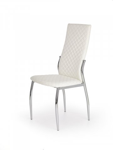Jídelní židle bílá čalouněná K238