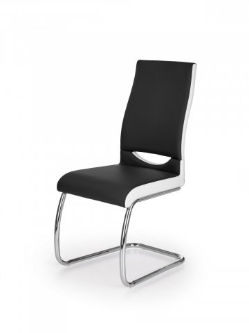 Jídelní židle černá čalouněná moderní K259