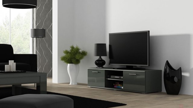 Malý tv stolek šedý SOHO 140
