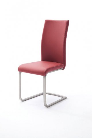 Židle k jídelnímu stolu červená (bordó) PAULO 1