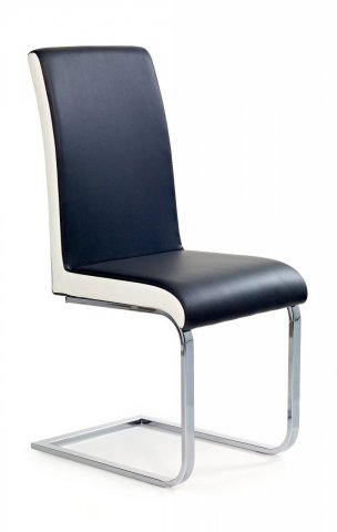 Jídelní židle černá čalouněná moderní K103