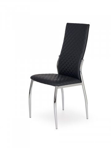 Jídelní židle černá čalouněná K238