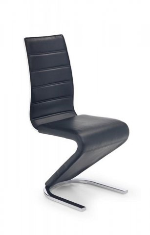 Jídelní židle černá moderní celočalouněná  K194