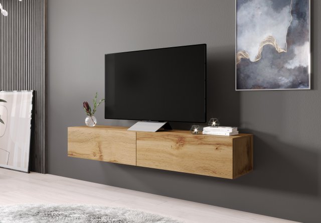 Moderní dub wotan tv stolek VIGO 180