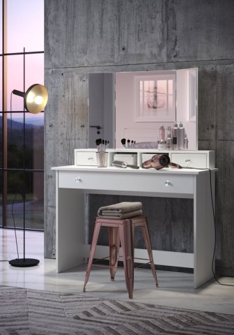 Moderní toaletní stolek se zrcadlem design BASIX