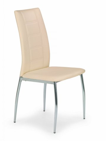 Jídelní židle béžová moderní čalouněná K134