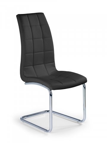 Jídelní židle černá čalouněná moderní K147