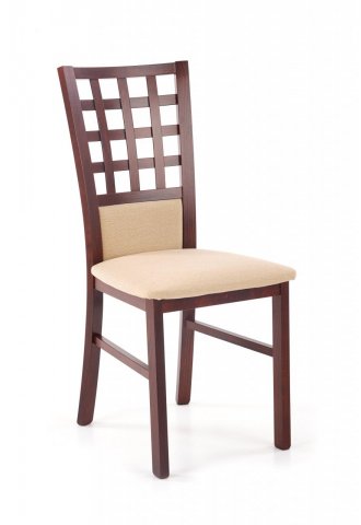 Designová jídelní židle masiv tmavý ořech GERARD3