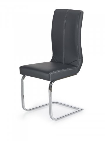 Jídelní židle černá čalouněná K219
