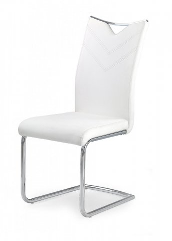Jídelní židle bílá čalouněná moderní K224