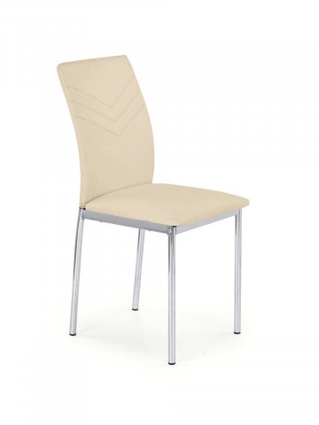 Jídelní židle béžová moderní čalouněná K137