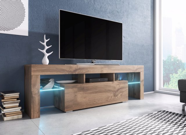 Malý tv stolek dub wotan TORO 138 cm