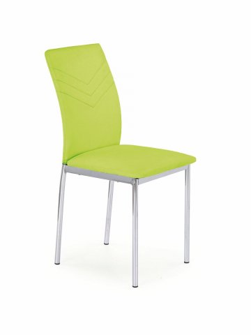 Jídelní židle zelená moderní čalouněná K137