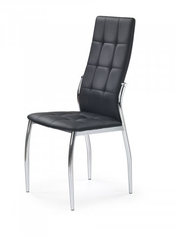 Jídelní židle černá čalouněná moderní K209