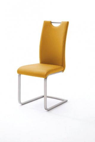Židle jídelní žlutá (kari) PAULO