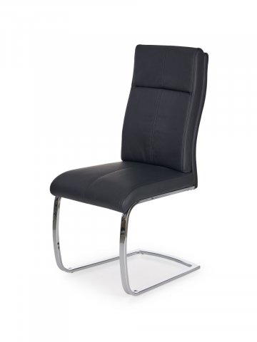 Jídelní židle černá čalouněná moderní K231
