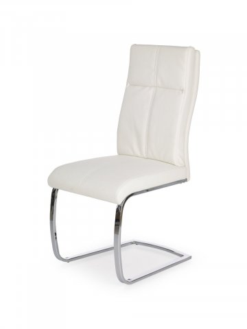 Jídelní židle bílá čalouněná moderní K231