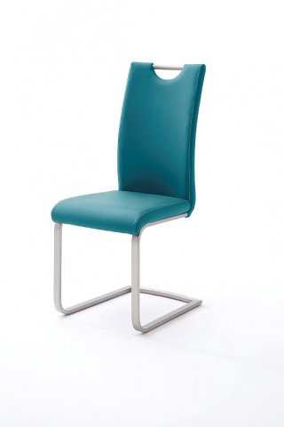 Židle jídelní modrá (tyrkys) PAULO