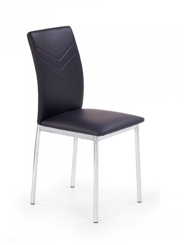 Jídelní židle černá moderní čalouněná K137