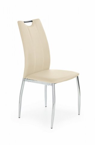 Jídelní židle béžová moderní čalouněná K187