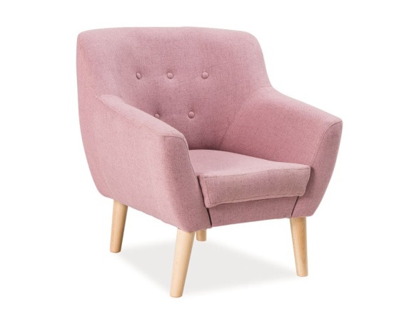 Křeslo moderní pohodlné retro NORDIC 1 skandinávský styl