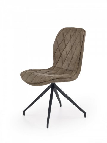 Jídelní židle béžová moderní čalouněná K237