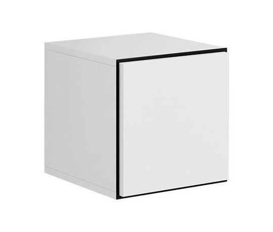 Malá bílá černá bílá skříňka na zeď ROCO R05