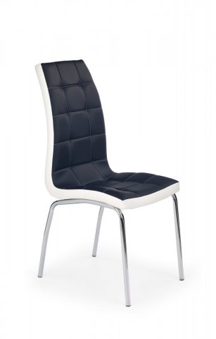 Jídelní židle černá moderní čalouněná K186