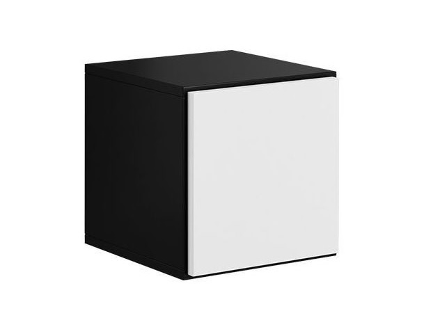 Malá černá černá bílá skříňka na zeď ROCO R05