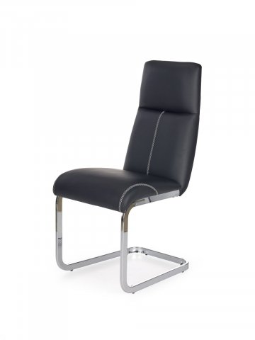 Jídelní židle černá designová čalouněná K229