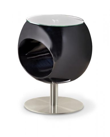 Konferenční stolek stylový malý DONNA - černá