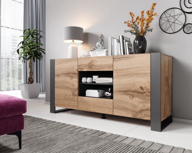 Velká komoda dub wotan WOOD
