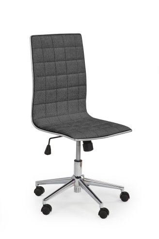 Pohodlná tmavě šedá kancelářská židle TIROL 2