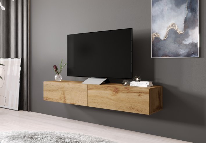 Moderní dub wotan tv stolek VIGO 180