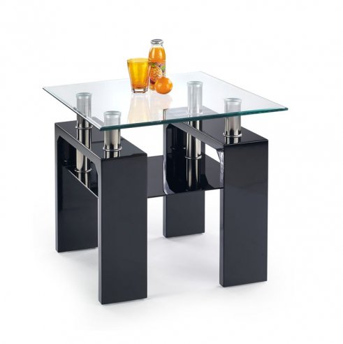 Konferenční stolek malý DIANA H KWADRAT - černá