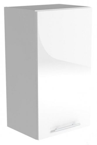 Kuchyňská skříňka horní bílá, šedá, slonovinová kost G-45/72