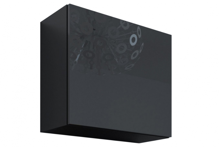 Černá závěsná skříňka VIGO KWADRAT