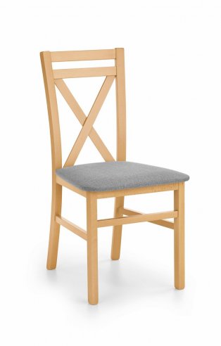 Designová jídelní židle dřevěná DARIUSZ medový dub