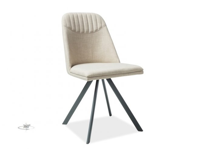 Jídelní židle béžová designová MILTON