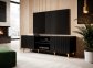 Luxusní černý stolek televizní PAFOS 150