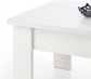 Konferenční stolek rozkládací SERAFIN - bílá