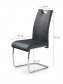 Jídelní židle černá čalouněná moderní K211
