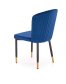 luxusní jídelní židle modrá K446