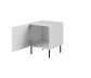 Set nočních stolků bílých design HOLE