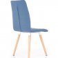 Jídelní židle modrá čalouněná moderní K282