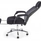 Kancelářská židle tkanina šedo-černá FREEMAN