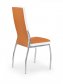 Jídelní židle oranžová čalouněná K210 
