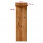 Dřevěný věšákový panel AGRA