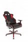 Černočervená herní židle na kolečkách DX RACER F08