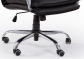 Židle k počítači čalouněná ekokůže černá STANLEY